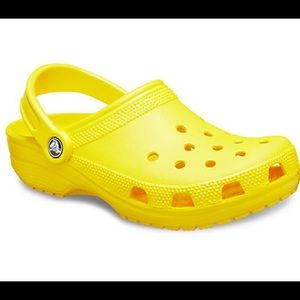 yellow crocs
